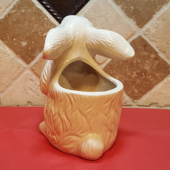Bunny Rabbit Utensil/Planter - Picture 2 of 9